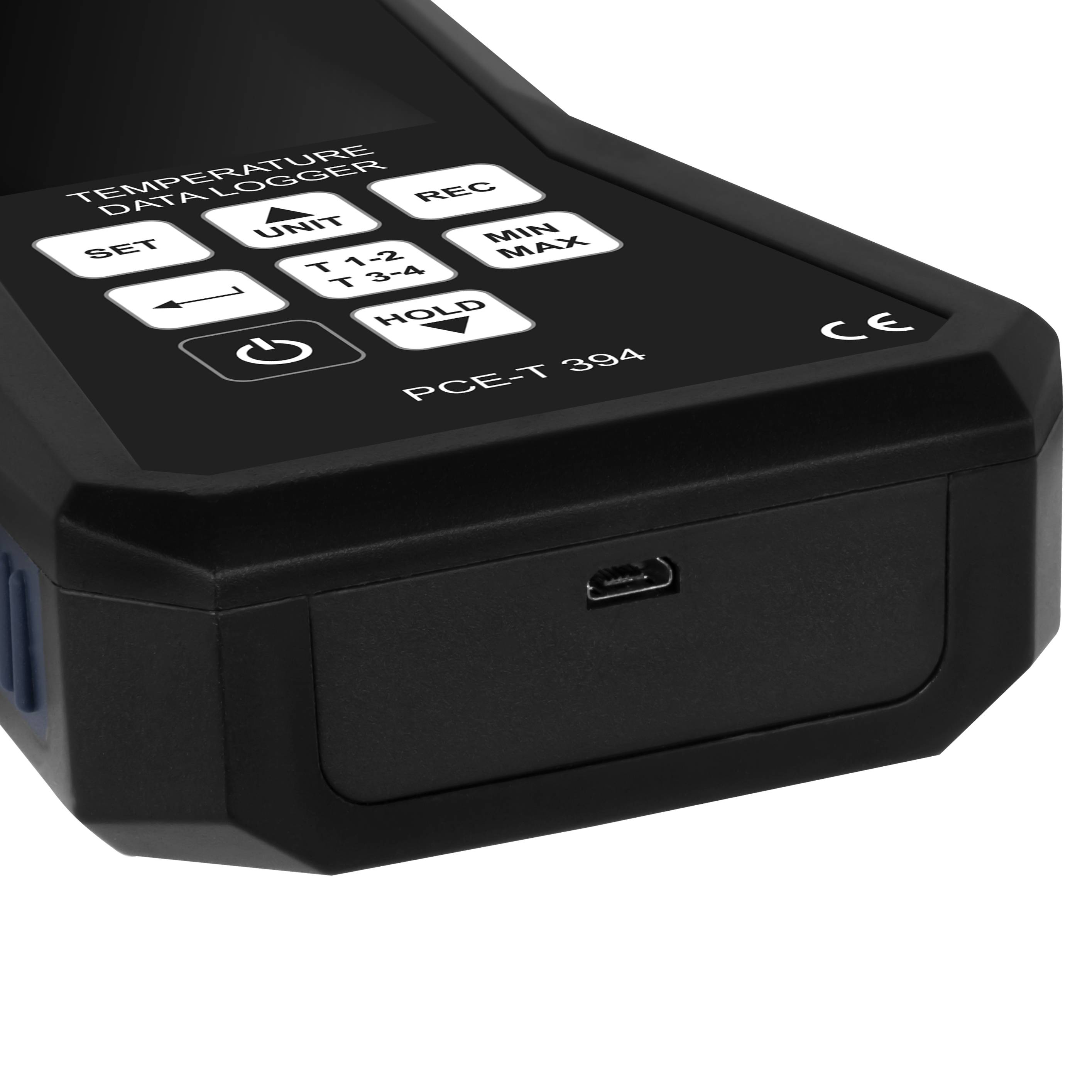 PCE Instruments PCE-T 394 Data logger temperatura Misura: Temperatura -200 fino a 1370 °C Funzione PDF-1