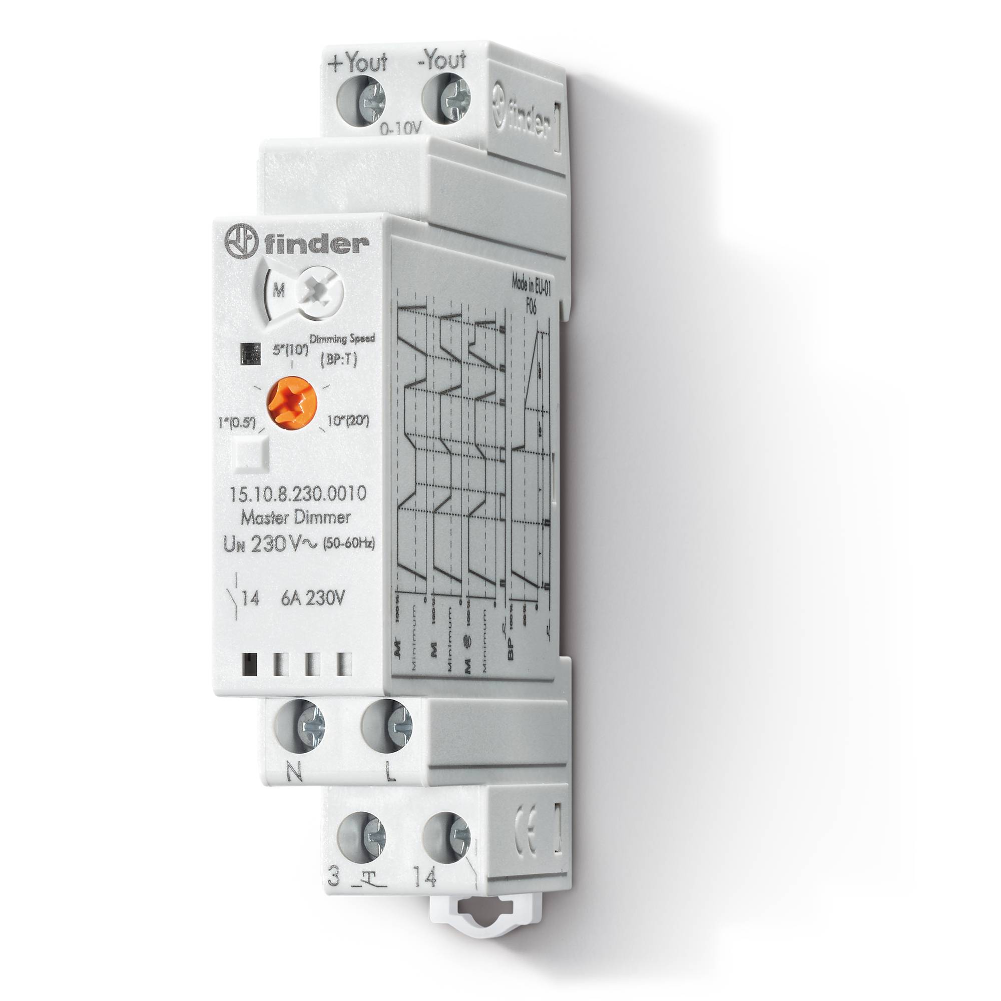 MASTER DIMMER 17,5MM 0-10V-0