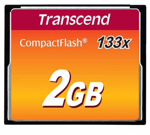 Transcend TS2GCF133 memoria flash 2 GB CompactFlash MLC (CF 133X 2GB - CompactFlash 133x 1GB, 2 GB, - CompactFlash, MLC,-0