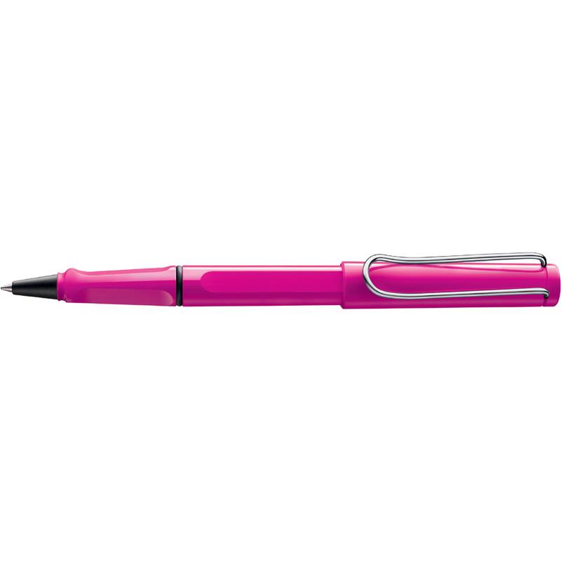 LAMY Tintenroller safari pink ergonomisches Griffstück, Clip aus Metall, - 1 Stück (1226173)-0