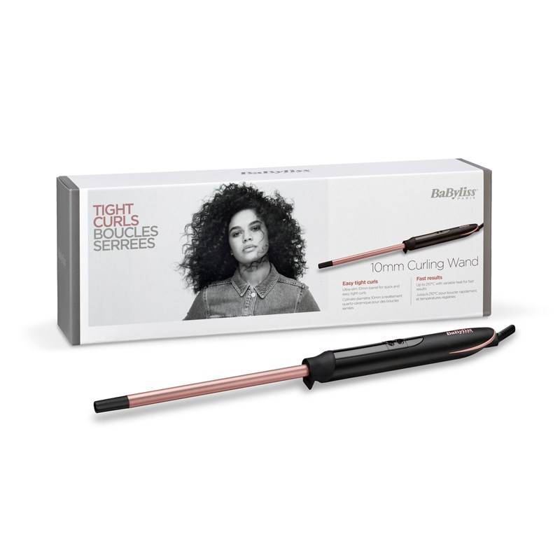 Babyliss c449e rose quartz tight curls wand modellatore per capelli-1