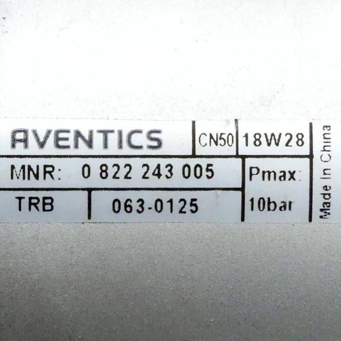 Aventics Zugstangenzylinder TRB-DA-063-0125-0-2-1-1-1-1-BAS | 0822243005-1