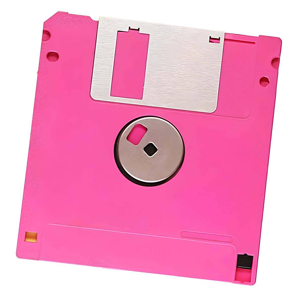 1 X Maxell Floppy Disk Drive 3,5" 1.4mb Mf2-hd Ms-dos Windows Rosa (singolo)-1