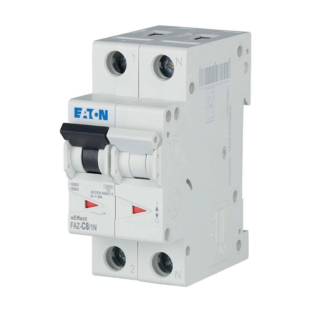 Interruttore automatico EATON FAZ-C8/1N-1