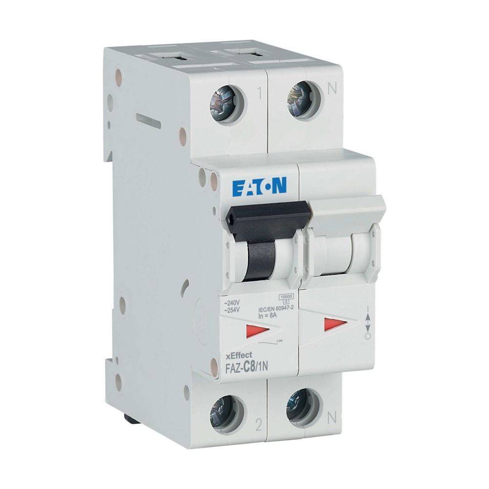 Interruttore automatico EATON FAZ-C8/1N-2