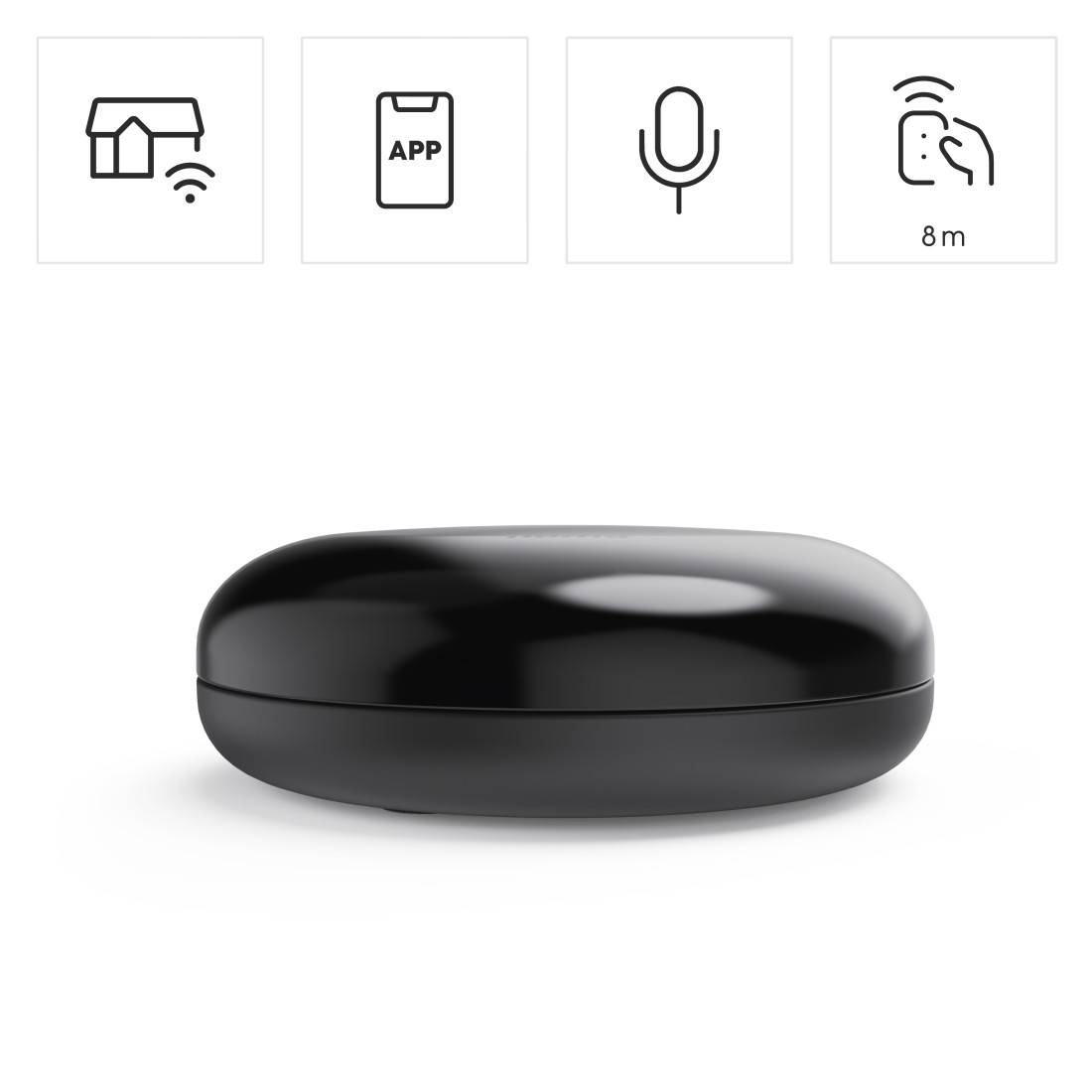 Hama Smarte WLAN-Universal-Fernbedienung, Infrarot, für Sprach-/App-Steuerung (00176639)-1