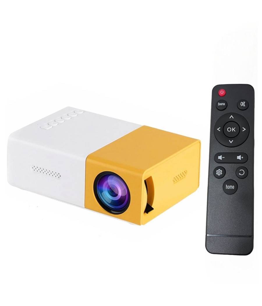 Mini Proiettore Portatile Hd Led Videoproiettore Home Cinema Tv Hd/av/usb/audio --0