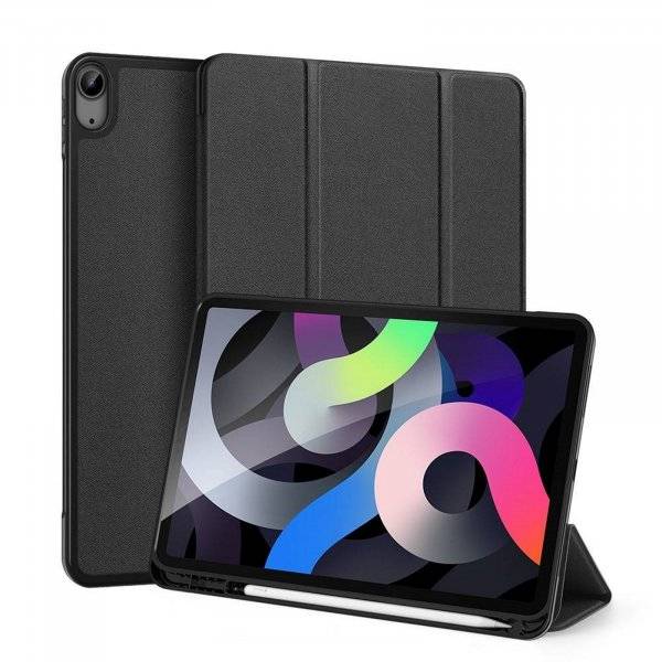 Dux Ducis custodia a libro rigida con funzione supporto Smart Sleep compatibile con iPad Air 6 10.9" 2024 Nero-0