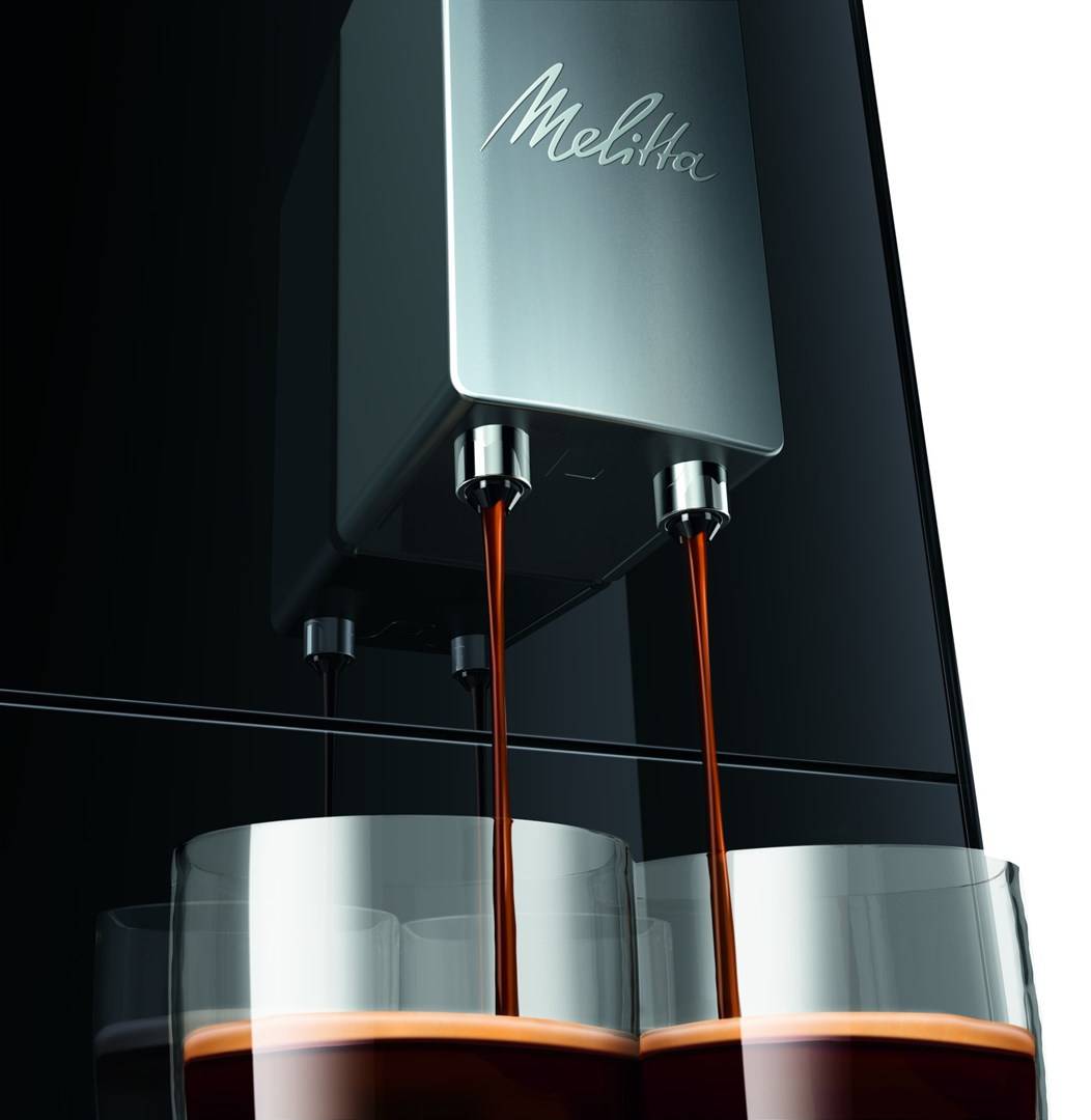 Caffettiera superautomatica Melitta E950-101 SOLO 1400 W Nero 1400 W 15 bar 1,2 L-1