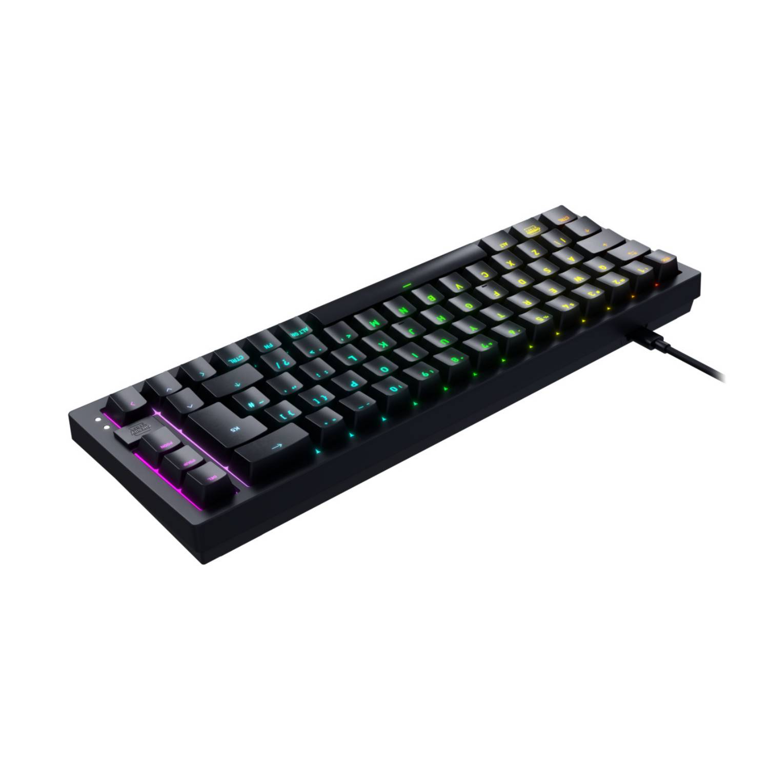 CHERRY XTRFY TAS K5V2 Corded US-Layout schwarz MX Red (CX-K5V2-RGB-CPT-BLACK-R-US)-1