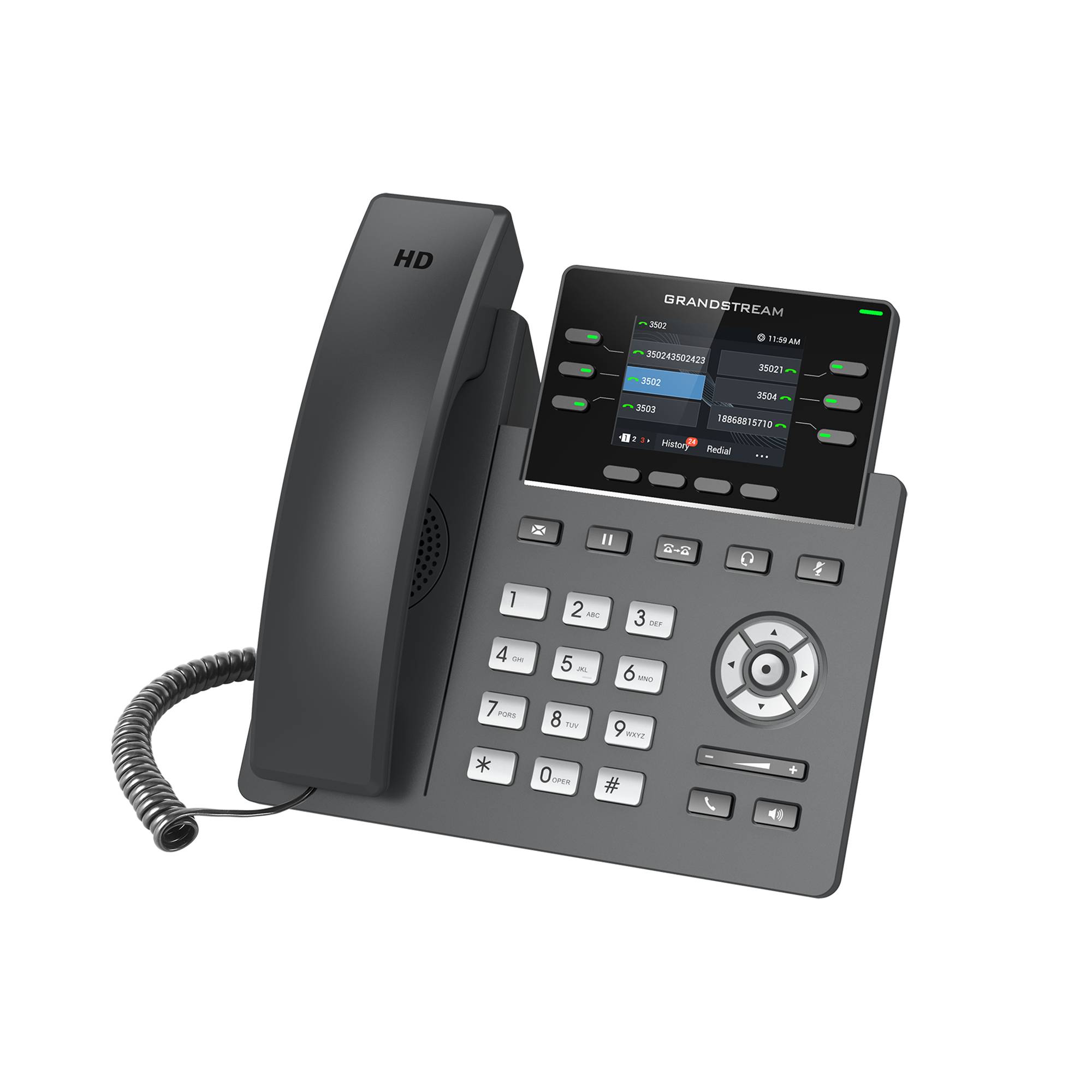 Grandstream GRP2613W Ip Phone Black 4 Lines Tft-2