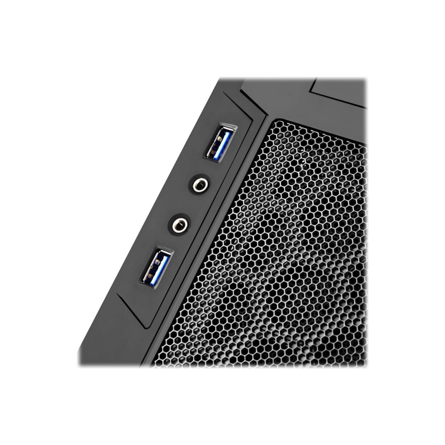 PS13, mini tower, PC, nero, ATX, micro ATX, plastica, acciaio, home office-0