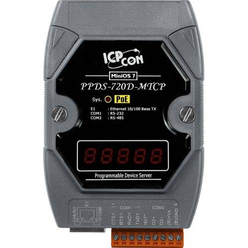 PPDS-720D-MTCP CR Icp Das PPDS (PoE and Modbus Gateway)-1