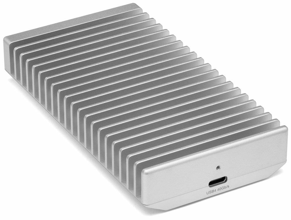 OWC Express 1M2 - SSD - 2 TB - extern (tragbar) - USB4 (USB-C Steckverbinder) - Silber (OWCUS4EXP1MT02)-3