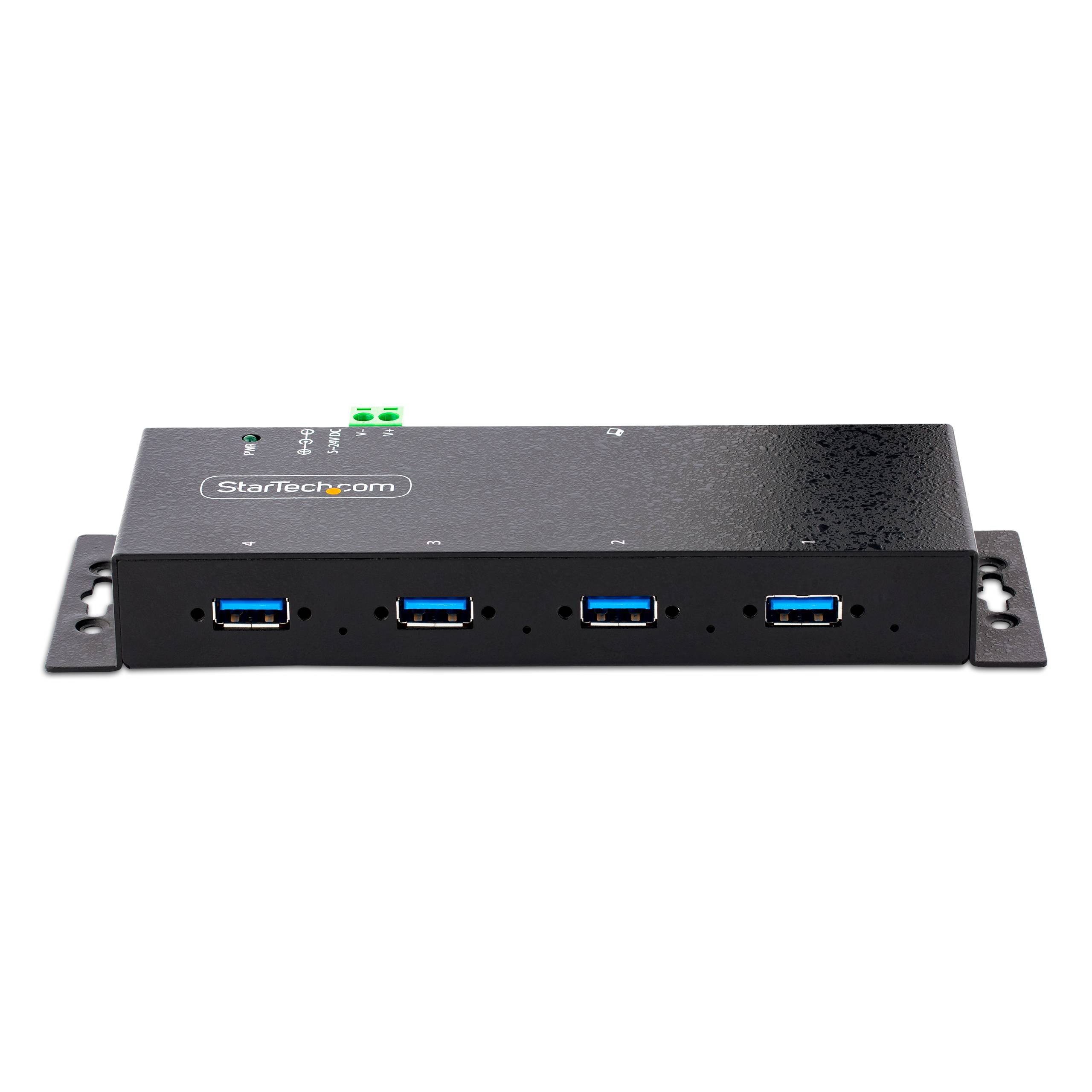 StarTech.com Resistente hub USB 3.0 per settore industriale a 4 porte predisposto per il montaggio ST4300USBM-1