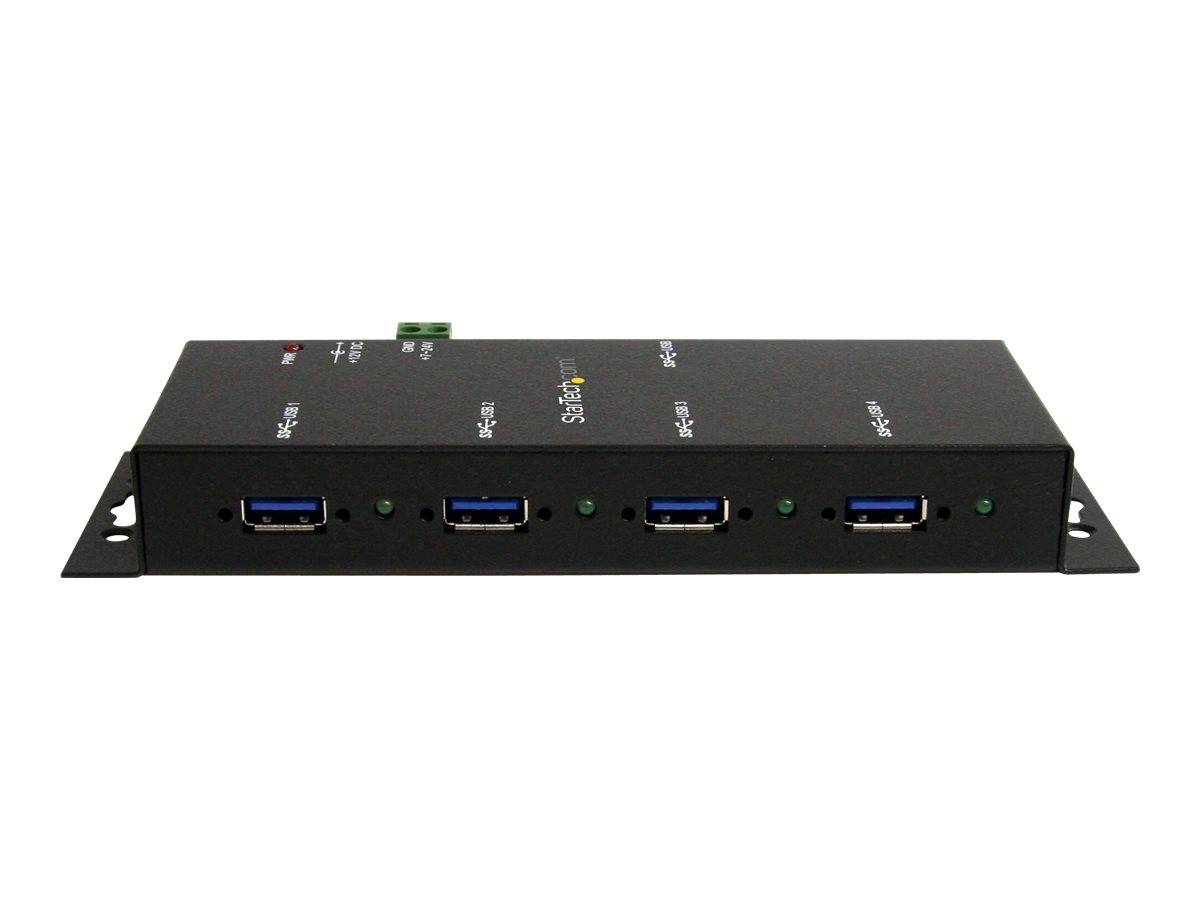 StarTech.com Resistente hub USB 3.0 per settore industriale a 4 porte predisposto per il montaggio ST4300USBM-4
