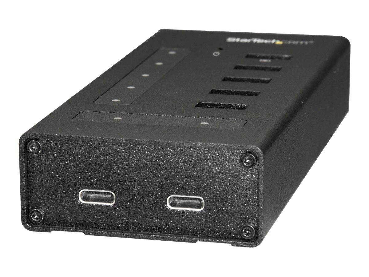 StarTech.com Hub USB C a 7 porte - USB Type-C a 2x USB-C/5x USB-A - Hub USB 3.0 in metallo industriale - SuperSpeed USB-2