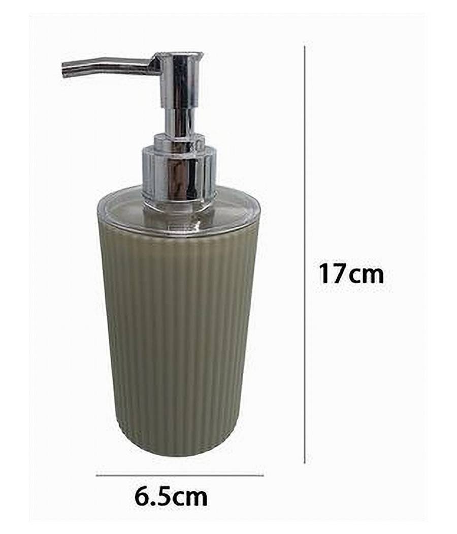 Dispenser Sapone Liquido Lavandino Beige Rigato Accessori Per Arredo Bagno 79165 --2