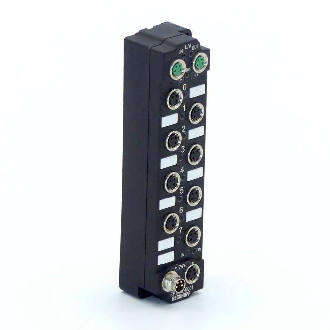 Beckhoff EtherCAT Box 8 canali di ingresso digitale 24 V DC 3ms M8 EP1008-0001-0