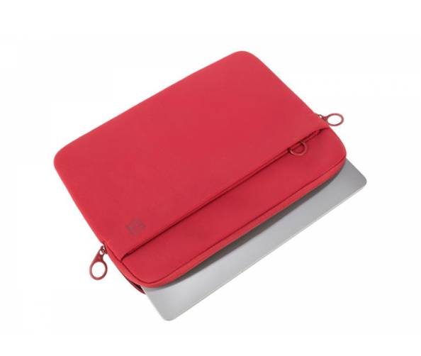 Tucano BFTMB13-R borsa per laptop 33 cm [13] Custodia a tasca Rosso (TOP SLEEVE RED - MACBOOK AIR/PRO 13 LAPTOP 12)-2