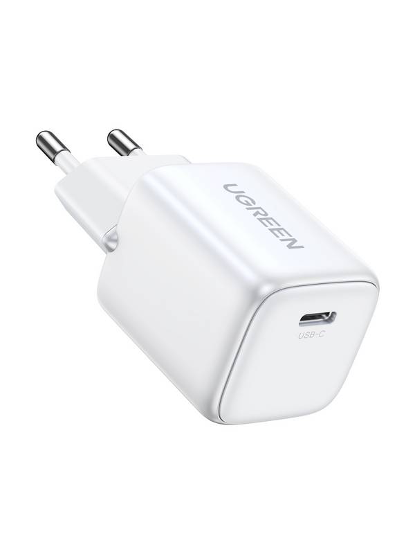 Ugreen Nexode mini CD318 15324 GaN 20W USB-C PD 3.0 / QC 4.0 network charger - white