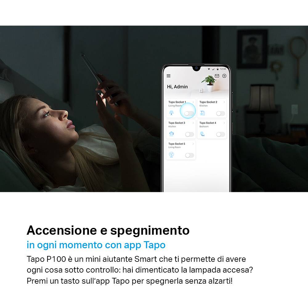TP-Link Tapo P100 presa intelligente 2300 W Bianco (TAPO P100)-2
