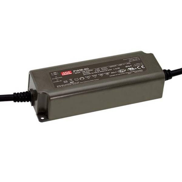 PWM-60-24DA2 - Mean Well - Alimentatore LED 60W - Tensione Costante CV - Dimmerabile PWM - Tensione 24V -DALI2