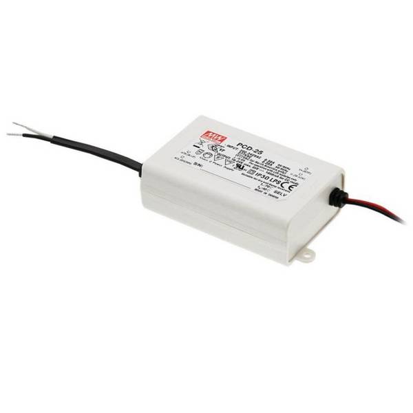 PCD-25-700A - Mean Well - Alimentatore LED 25W Corrente Costante CC 700 mA