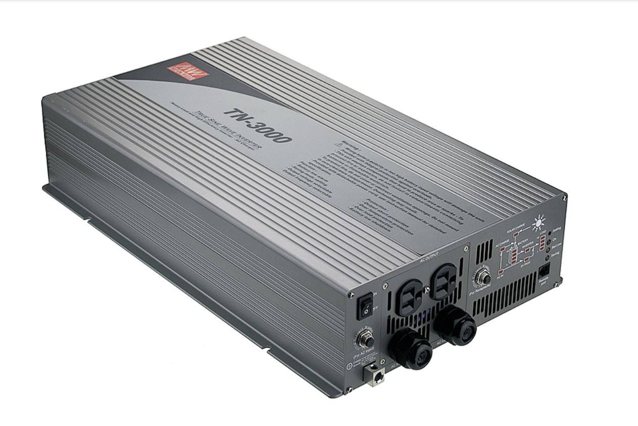 TN-3000-224B - Mean Well - Inverter Onda Pura Sinusoidale 3000W - ingresso 24V, DC - Uscita 220 VAC-0