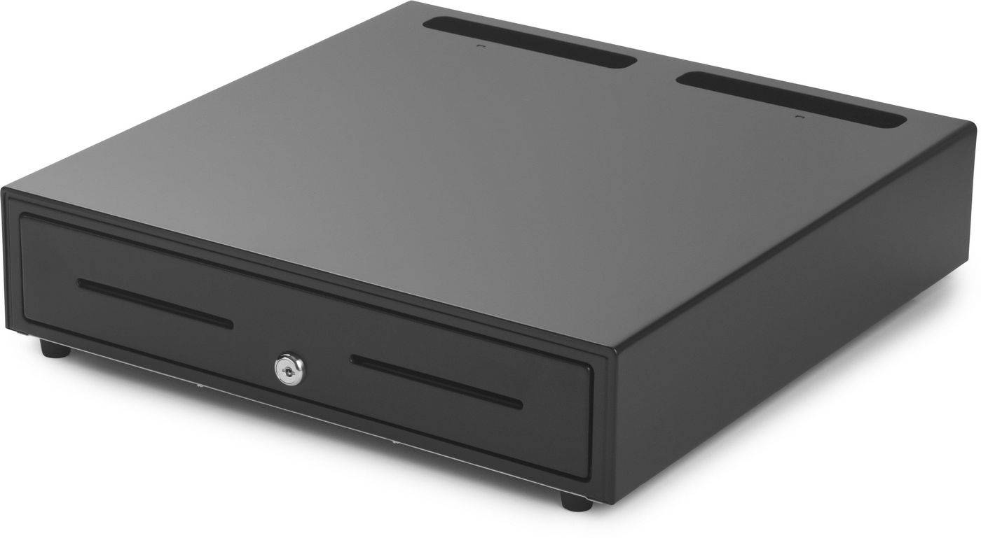 460 mm cash drawer 5B/8C - 460 x 465 x 100 mm - Black - Warranty: 24M-0