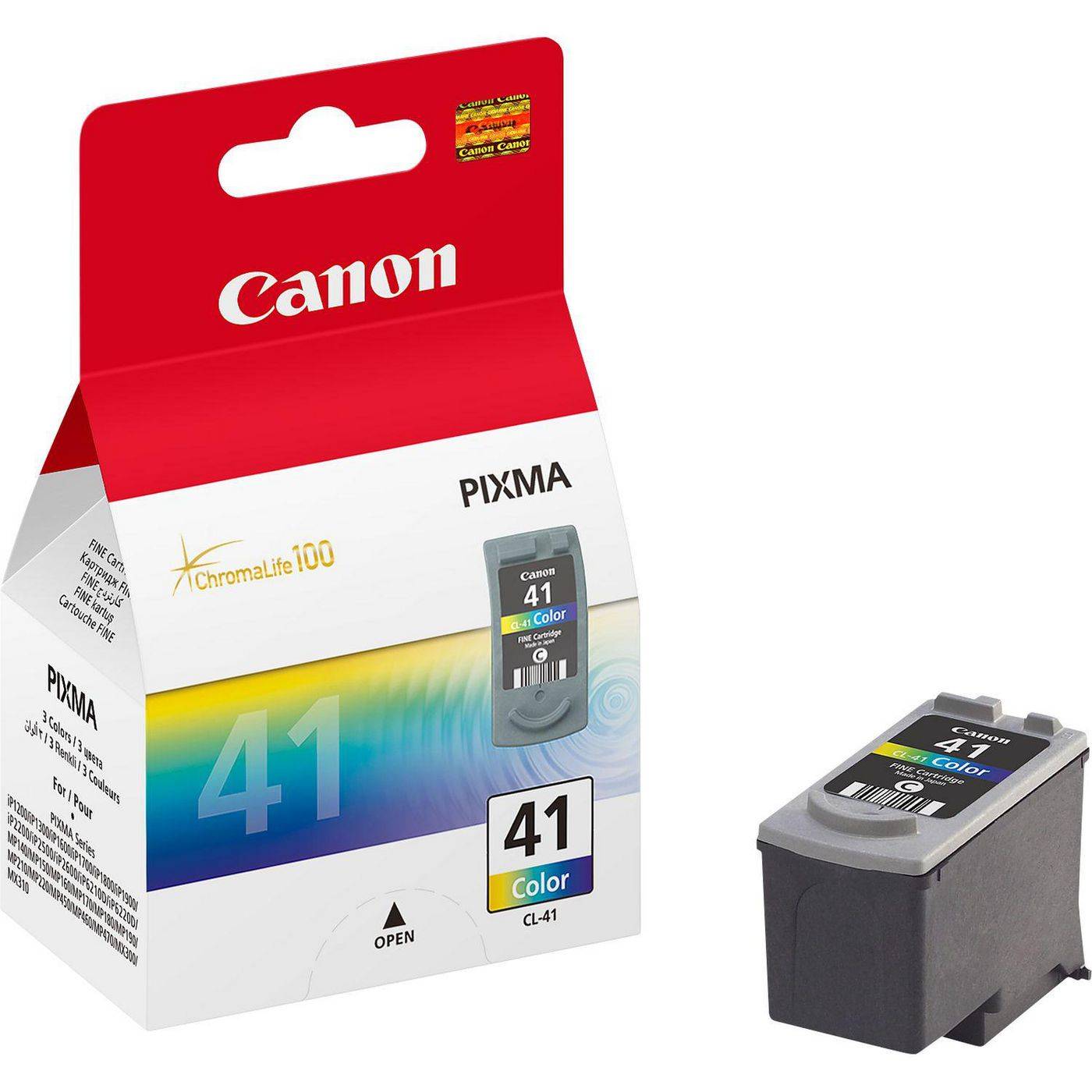 Canon CL-41 cartuccia d'inchiostro 1 pz Originale Ciano, Magenta, Giallo-0