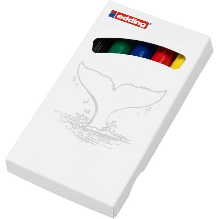 Edding 3000 - Schwarz - Blau - Grün - Rot - Gelb - Rundspitze - Gemischte Farben - 1,5 mm - 3 mm - Eisen - Kunststoff --3