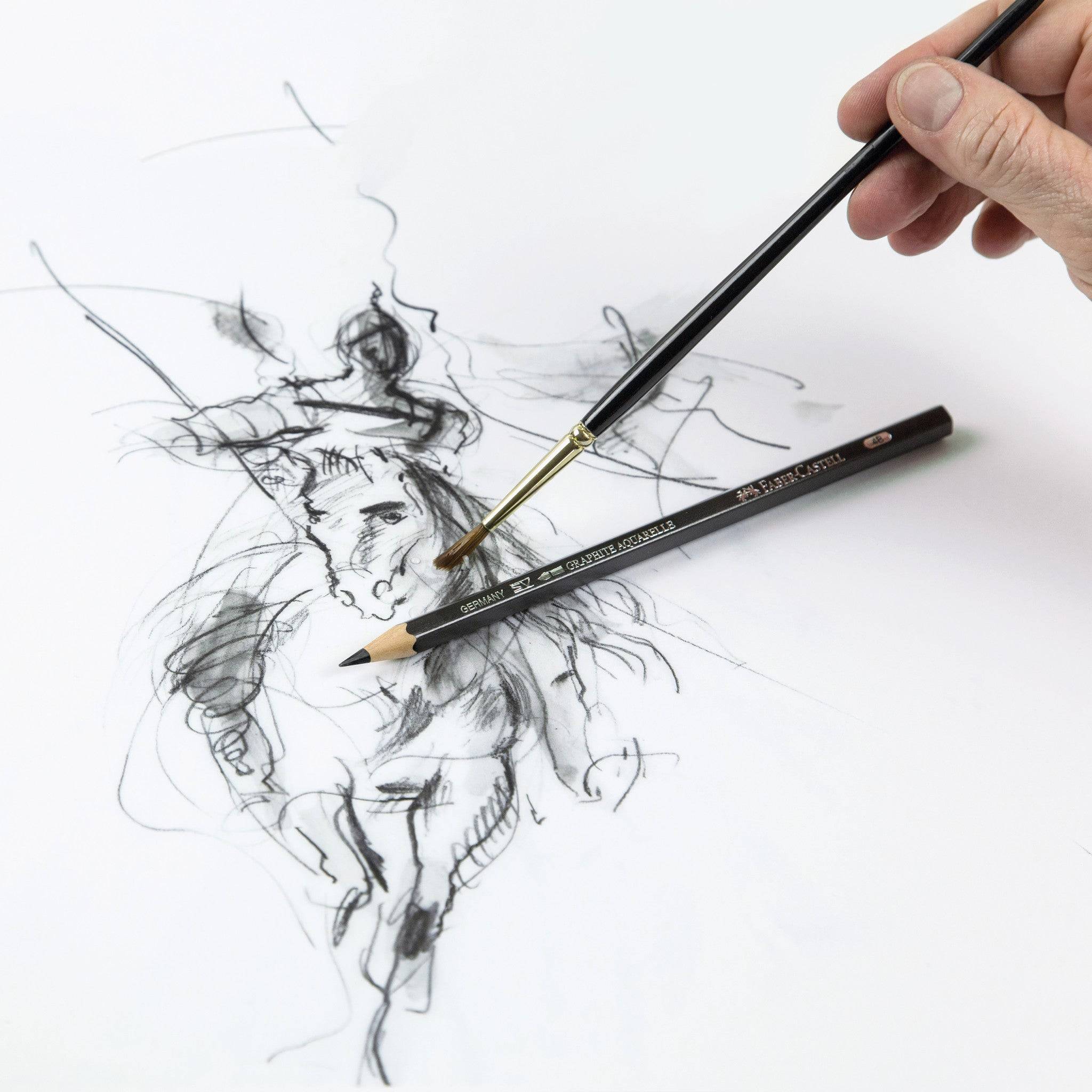 Faber-Castell 117897 matita di grafite Multi 6 pz (FABER-CASTELL Aquarellbleistift Graphi)-3