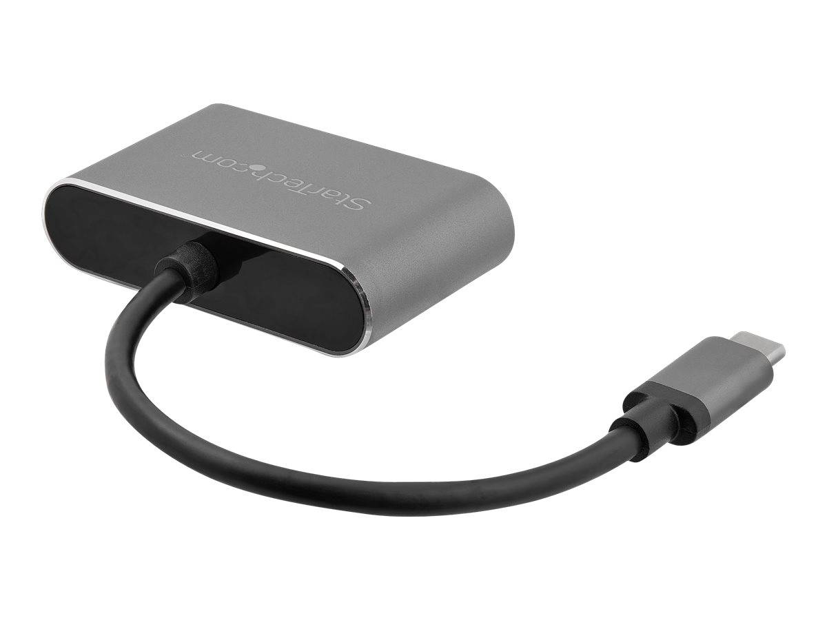 StarTech.com Adattatore USB-C a VGA + HDMI 2 in 1 - 4K 30Hz - Grigio Siderale-3