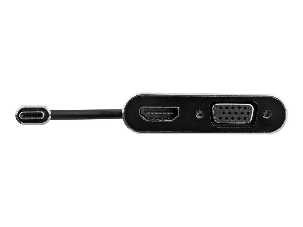 StarTech.com Adattatore USB-C a VGA + HDMI 2 in 1 - 4K 30Hz - Grigio Siderale-4