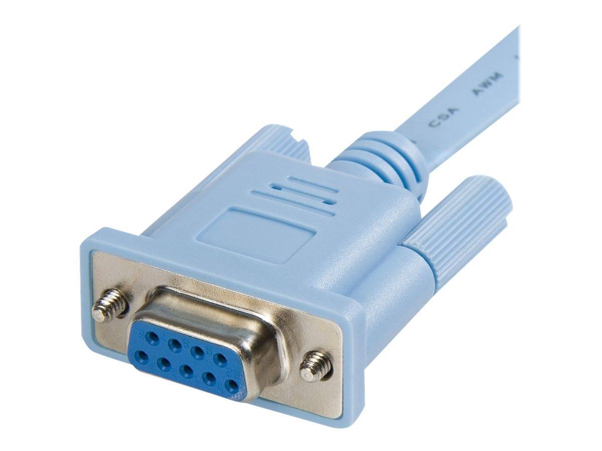 StarTech.com Cavo gestione console router Cisco RJ45 a DB9 da 1,8m Maschio/Femmina DB9CONCABL6-4