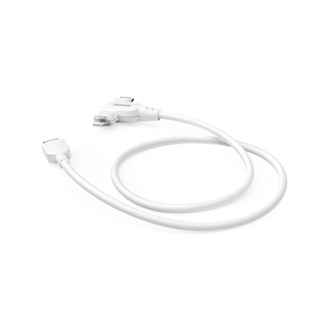 Hama 00201722 USB Kabel 1,5 m USB 2.0 USB C USB C/Lightning Weiß (00201722)-3