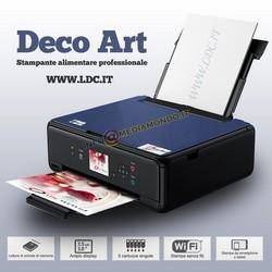 STAMPANTE ALIMENTARE DECO ART - NERA - SCANNER - A4 - VASSOIO POSTERIORE - CON 5 CARTUCCE IN OMAGGIO-0
