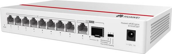 HUAWEI eKit S110 Series S110-8T2ST Non gestito L2 Gigabit Ethernet (10/100/1000) Grigio