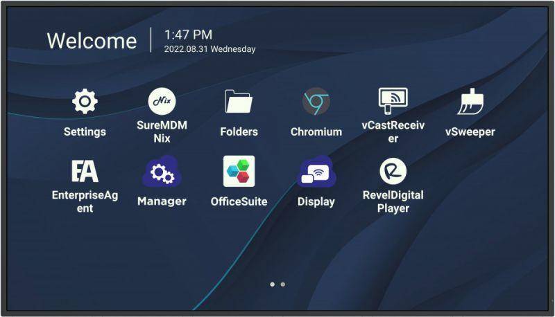 VIEWSONIC CDE4330 MON 43DS UHD MM DVI HDMI VESA 4K 500NIT 4GB 32GB ANDR 11-0