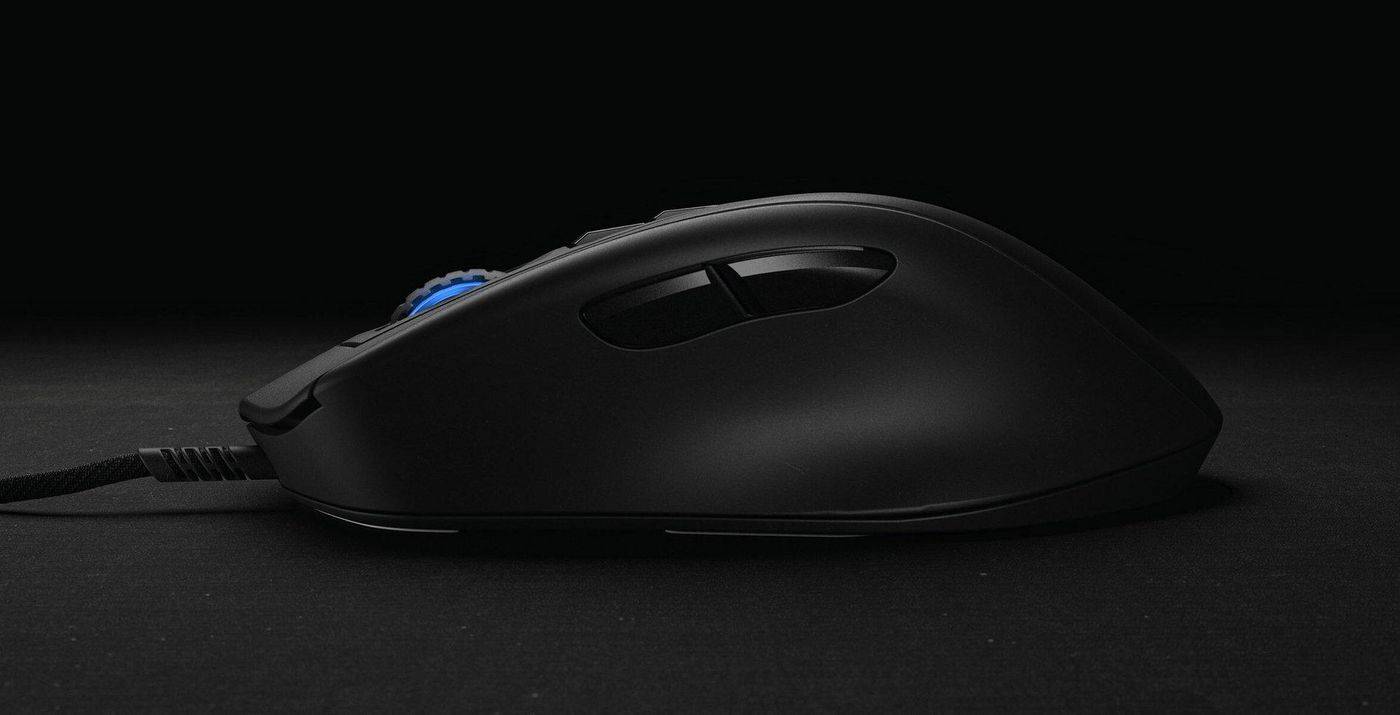 MIONIX Mouse Gaming NAOS-PRO 7 pulsanti 19000DPI USB nero-0