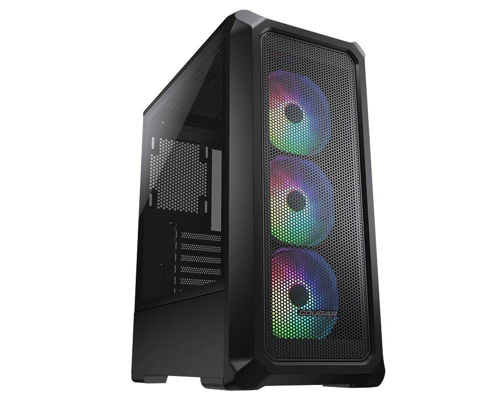 Cougar Archon 2 Mesh RGB MIDI Box Micro Atx Torre, Mini -It e ATX - Lato di vetro temperato - Pannello anteriore concate-0