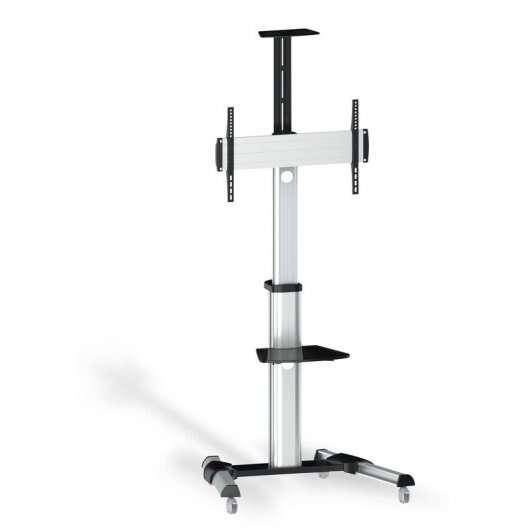TooQ FS1870M-B Supporto per display espositivi 94 cm (37") Nero, Argento-0
