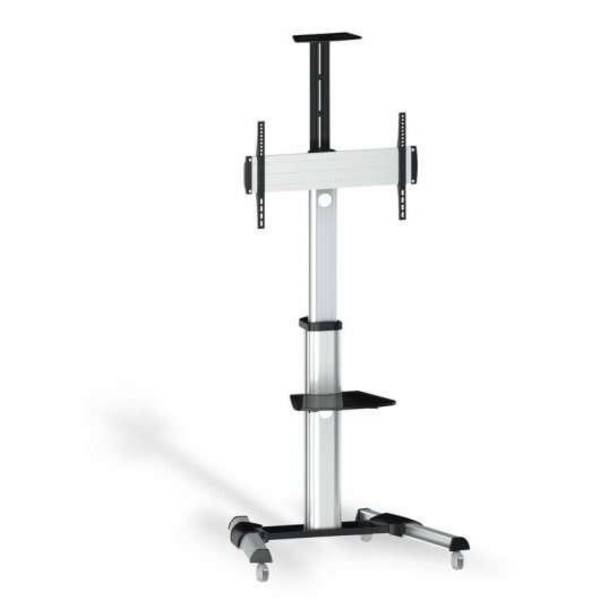TooQ FS1870M-B Supporto per display espositivi 94 cm (37") Nero, Argento