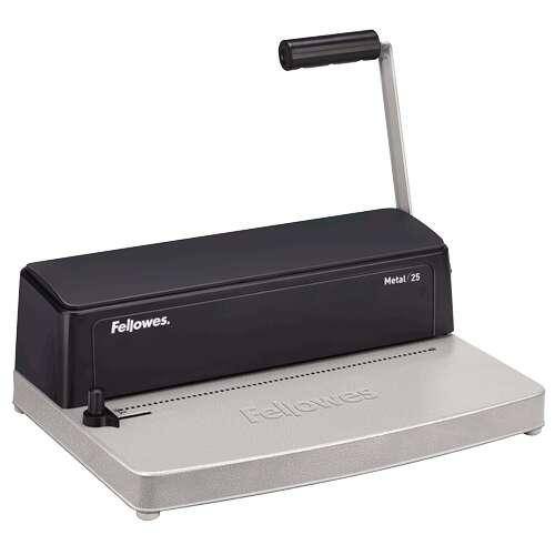 Fellowes Metal 25 Metal Spiral Manual Barder - Esegui fine a 10 fogli - Lega fine a 450 fogli-0