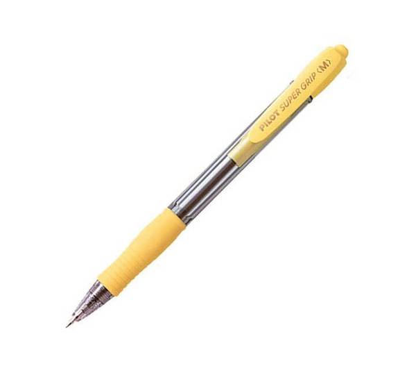 Boligrafo pilota di palla retrattil supergrip - Round Point 1,0mm - Traz