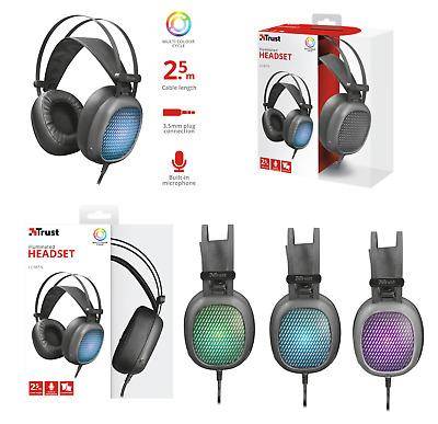 TRUST CUFFIE LUMEN ILLUMINATED PER PC CON MICROFONO 22447-0
