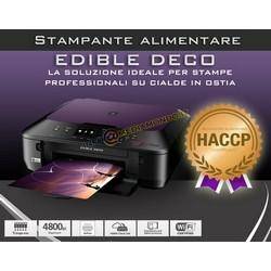 STAMPANTE EDIBLE ECO - CON SCANNER E INCHIOSTRO ALIMENTARE FORMATO A4 - PER STAMPE ALIMENTARI CON 5 CARTUCCE E 100 CIALD-0