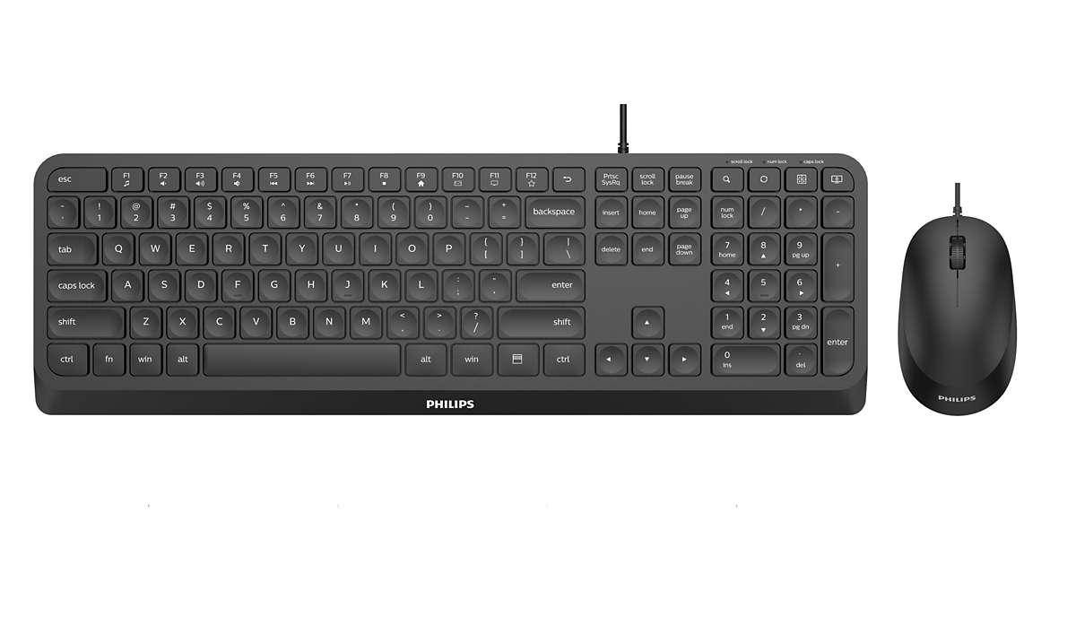 Philips 2000 series SPT6207B/34. Fattore di forma tastiera: Full-size (100%), Te-0