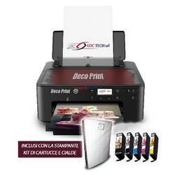 STAMPANTE DECO PRINT INCHIOSTRO ALIMENTARE FORMATO A4 - PER STAMPE ALIMENTARI CON 5 CARTUCCE IN OMAGGIO - CON VASSOIO P-0